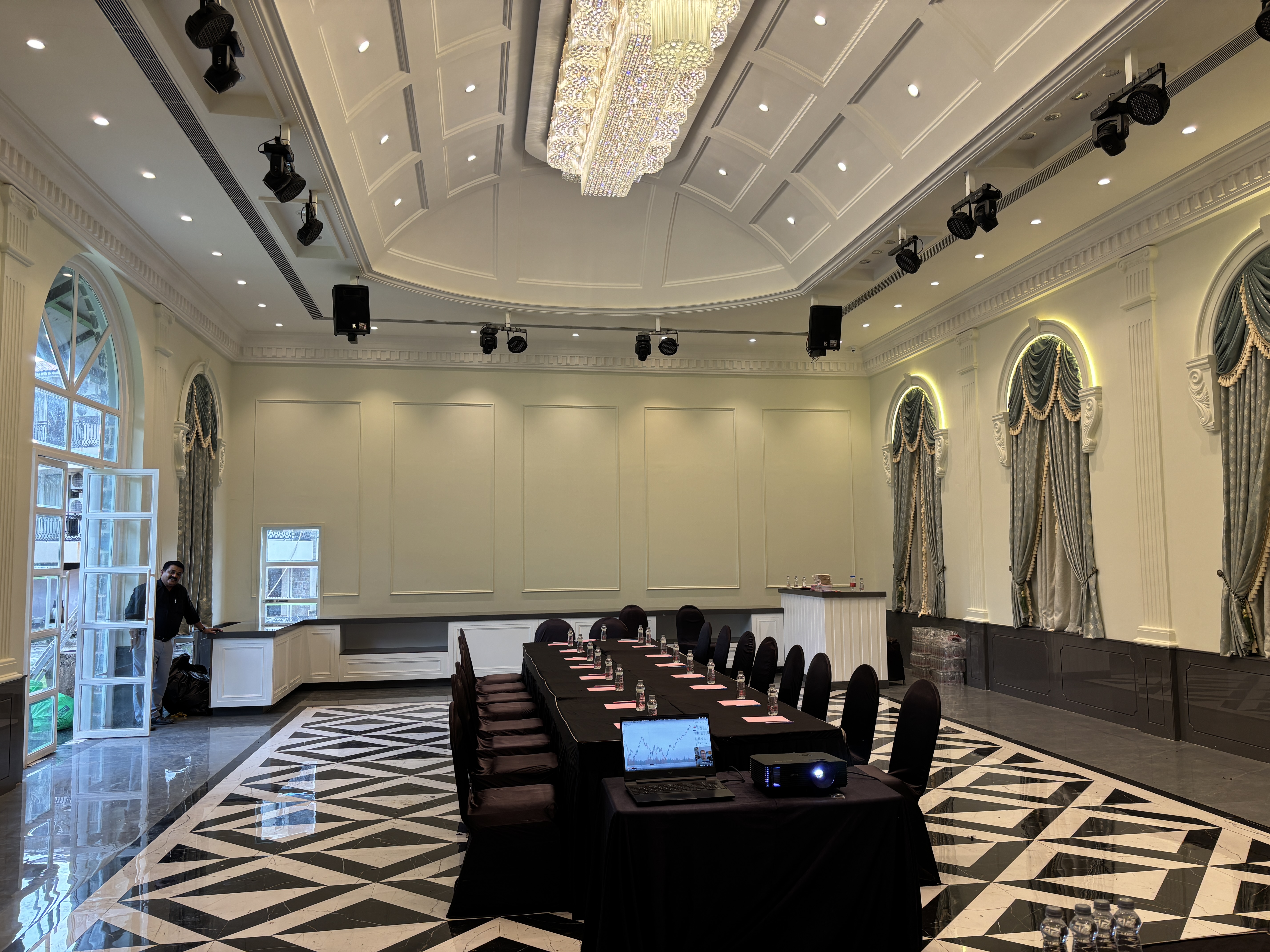 Banquet hall for corporate meetings at Woodstock Acres