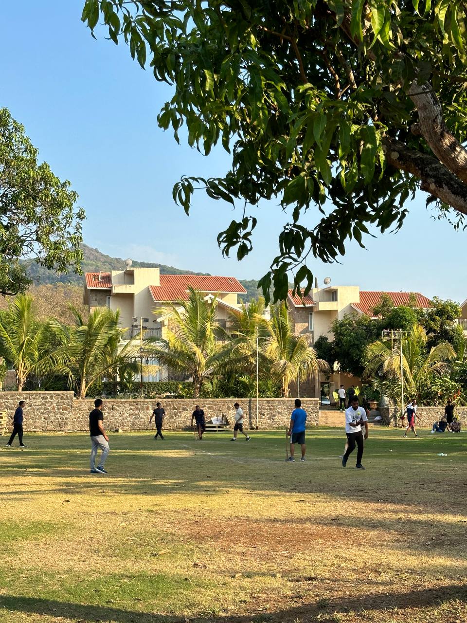 Outdoor team activity near Mumbai